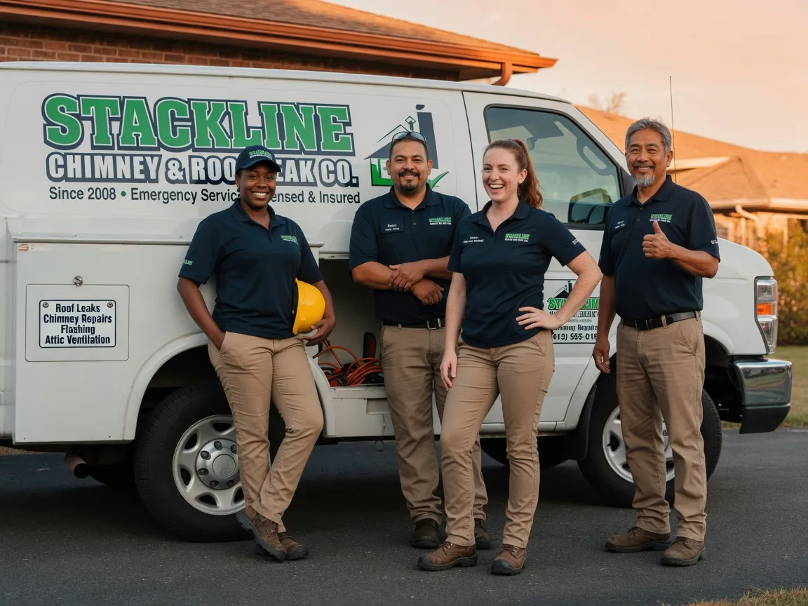 Chimney flashing repair company in Vinton, OH